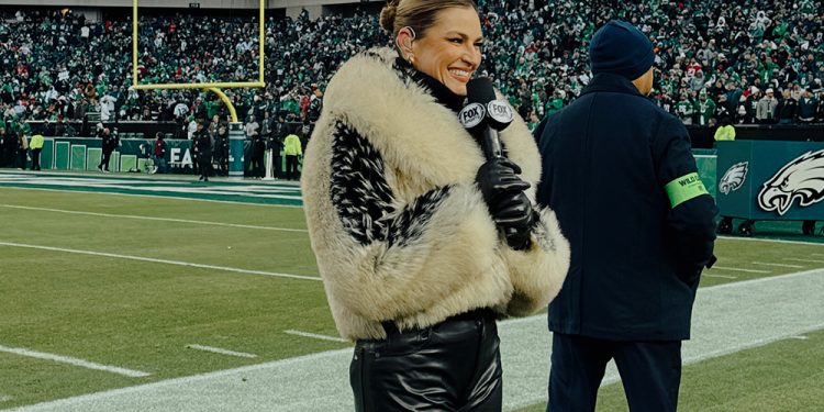 Erin Andrews on Her Viral AUTER Coat