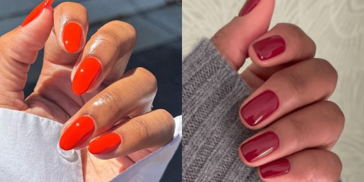 The Red Nail Colors Nail Artists Love on Deep Skin Tones