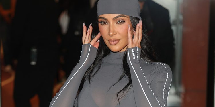Kim Kardashian Channels Carolyn Bessette With ’90s Blonde