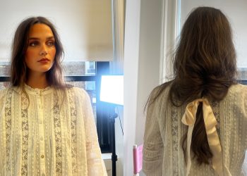 Dry Shampoo Is the Secret to This Perfectly Messy NYFW Hair