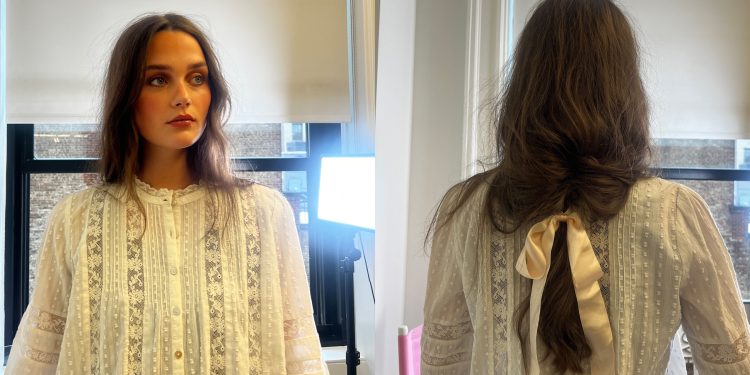 Dry Shampoo Is the Secret to This Perfectly Messy NYFW Hair