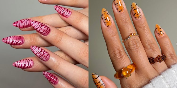 Tiger Print Nails Are the Animal Print Manicure Taking Over 2026