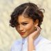 Zendaya Debuts Rumored Wedding Band Textured Curly Bob