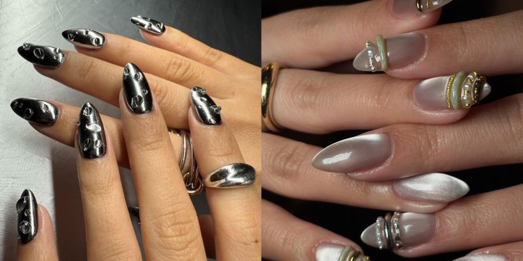 Metallic Nails Are Officially Summer’s Shiniest Manicure Trend